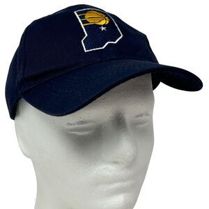 Indiana Pacers Cap Hat Blue NBA Basketball 6 Panel Strapback State Main Gate
